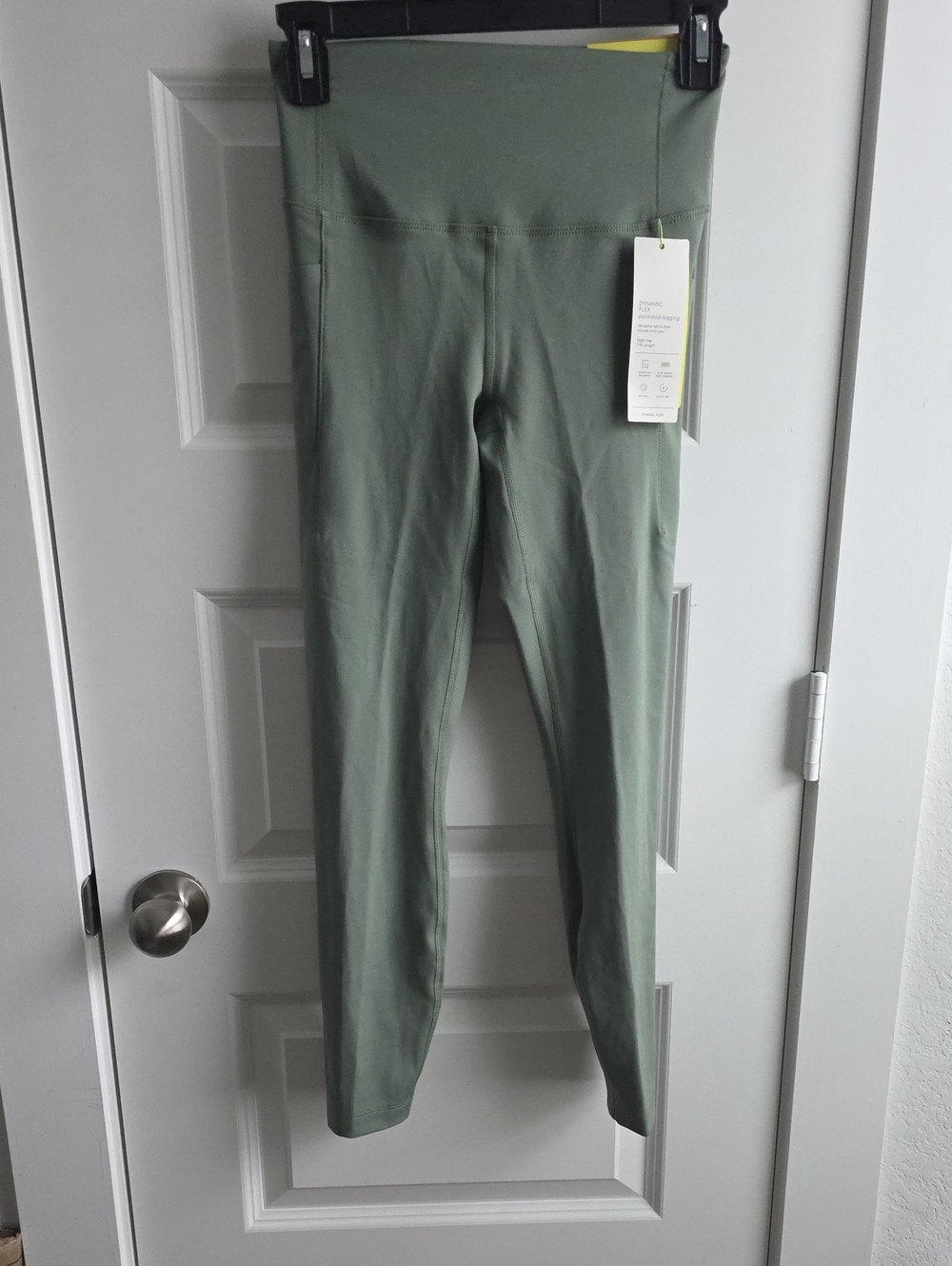 All In Motion Dynamic Flex Pocket Leggings High Rise 7/8 Length Large & Small
